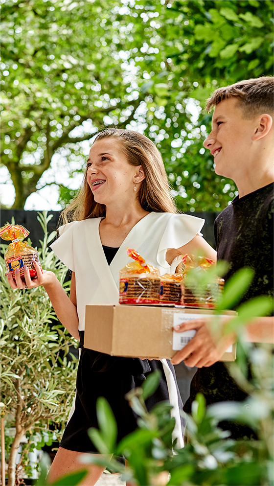 Geld inzamelen voor je club met stroopwafels aan de deur